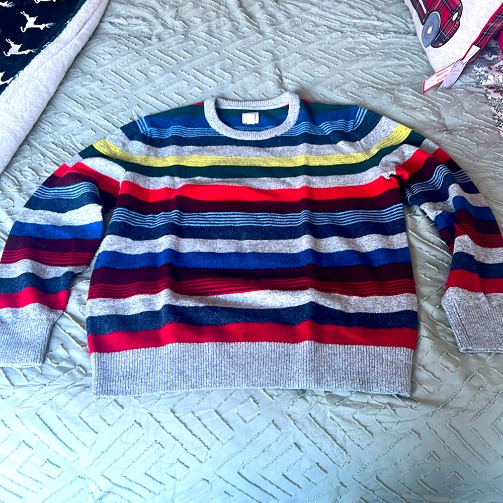 Multicolor striped sweater